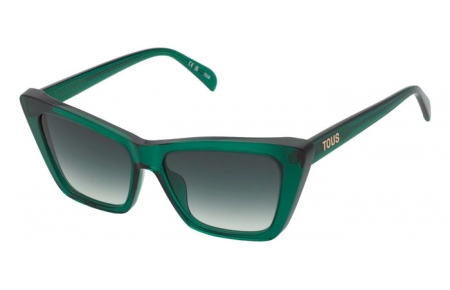Sunglasses - Tous - STOB82  - 0G61  SHINY TRANSPARENT GREEN // GREEN GRADIENT