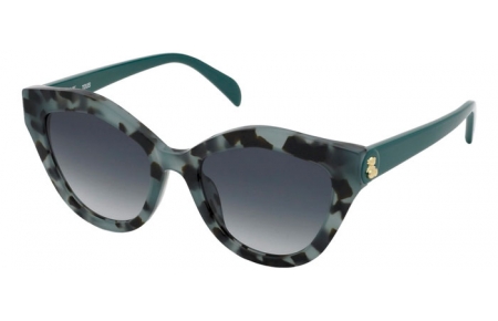 Lunettes de soleil - Tous - STOC18 - 06YT  SHINY GREEN HAVANA // SMOKE GRADIENT