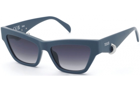 Sunglasses - Tous - STOD06V - 04G5  SHINY BLUE // SMOKE GRADIENT