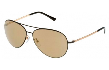 Sunglasses - Tous - STO311 - R26G BLACK GOLD // BROWN SILVER GOLD