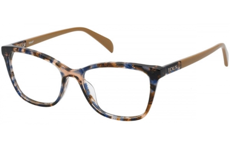 Monturas - Tous - VTOB36 - 0811  SHINY BLUE PATTERNED BROWN