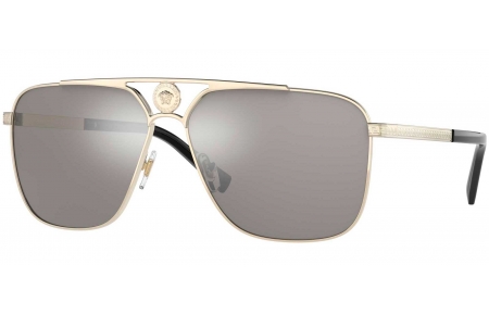Gafas de Sol - Versace - VE2238 - 12526G PALE GOLD // LIGHT GREY MIRROR SILVER