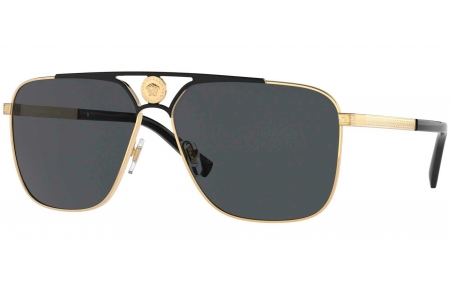 Gafas de Sol - Versace - VE2238 - 143687 GOLD MATTE BLACK // DARK GREY