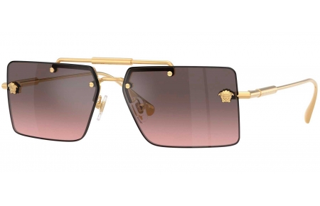 Gafas de Sol - Versace - VE2245 - 100258  GOLD // PINK GRADIENT GREY FLASH SILVER