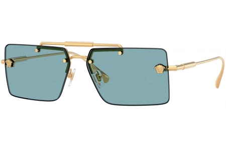 Gafas de Sol - Versace - VE2245 - 100280  GOLD // BLUE