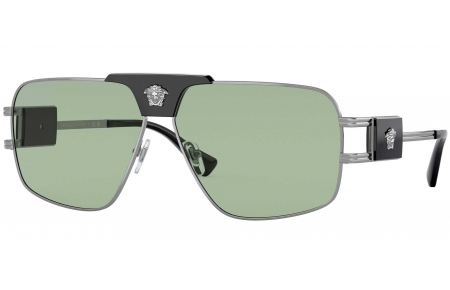 Gafas de Sol - Versace - VE2251 - 1001/2 GUNMETAL // GREEN