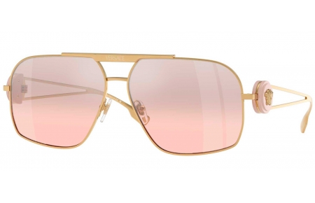 Gafas de Sol - Versace - VE2269 - 10027E  GOLD // LIGHT PINK MIRROR GRADIENT SILVER