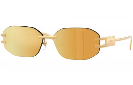 Gafas de Sol - Versace - VE2274 - 10027P  GOLD // BROWN MIRROR GOLD