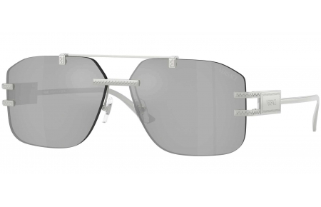 Gafas de Sol - Versace - VE2275 - 10008V  SILVER // TRANSPARENT SILVER MIRROR 80