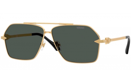 Gafas de Sol - Versace - VE2284 - 100287  GOLD // DARK GREY