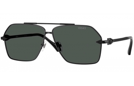 Gafas de Sol - Versace - VE2284 - 143687  MATTE BLACK // DARK GREY