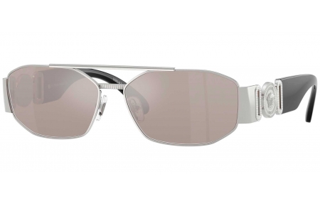 Gafas de Sol - Versace - VE2287 - 1000AP  SILVER // CLEAR MIRROR SILVER