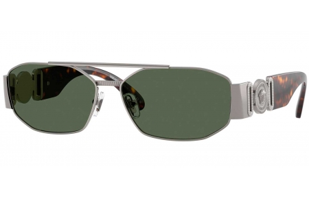 Gafas de Sol - Versace - VE2287 - 100171  GUNMETAL // DARK GREEN