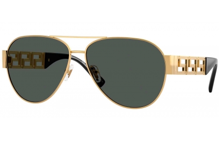 Gafas de Sol - Versace - VE2289 - 100287  GOLD // DARK GREY