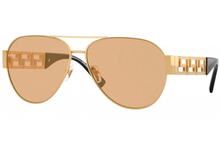 Gafas de Sol - Versace - VE2289 - 1002D8  GOLD // YELLOW MIRROR GOLD