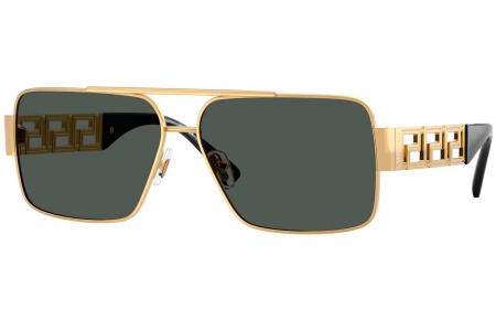 Gafas de Sol - Versace - VE2290 - 100287  GOLD // DARK GREY
