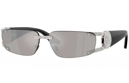 Gafas de Sol - Versace - VE2291 - 10016G  SILVER // LIGHT GREY MIRROR SILVER