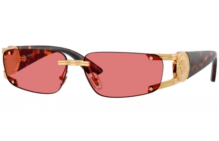 Gafas de Sol - Versace - VE2291 - 100275  GOLD // RED HIPER 8