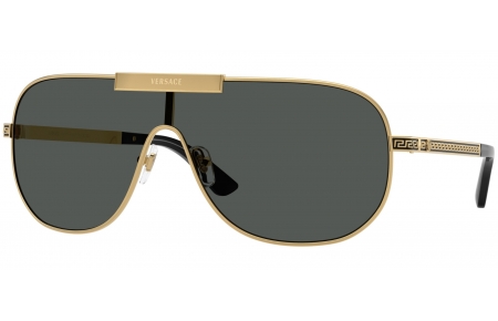 Gafas de Sol - Versace - VE2293 - 100287  GOLD // DARK GREY