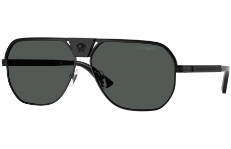 Gafas de Sol - Versace - VE2294 - 126187  MATTE BLACK // DARK GREY