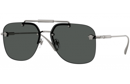 Gafas de Sol - Versace - VE2296 - 100187  GUNMETAL // DARK GREY
