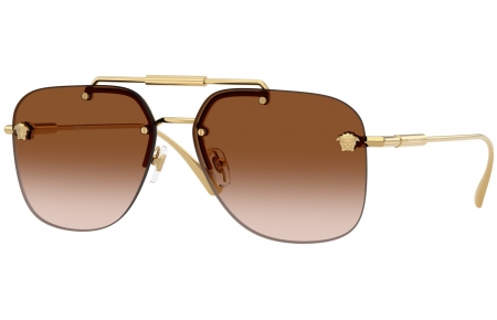 Gafas de Sol - Versace - VE2296 - 100213  GOLD // BROWN GRADIENT