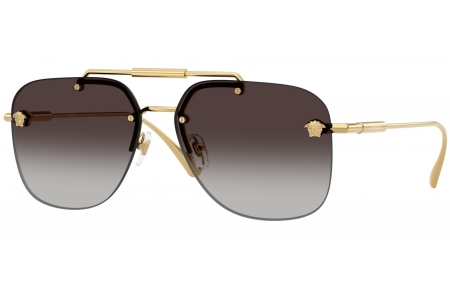 Gafas de Sol - Versace - VE2296 - 100284  GOLD // GREY GRADIENT