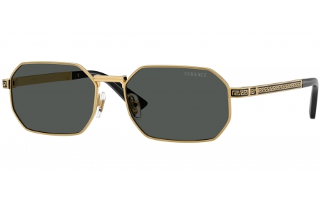 Gafas de Sol - Versace - VE2297 - 100287  GOLD // DARK GREY