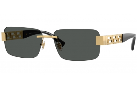 Gafas de Sol - Versace - VE2298 - 100287  GOLD // DARK GREY