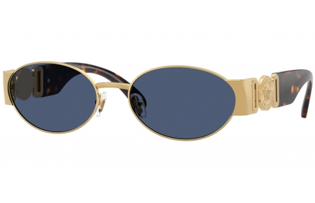 Gafas de Sol - Versace - VE2299 - 100280  GOLD // DARK BLUE