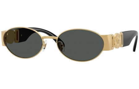 Gafas de Sol - Versace - VE2299 - 100287  GOLD // DARK GREY