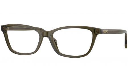 Monturas - Versace - VE3375 - 5542  TRANSPARENT DARK GREEN