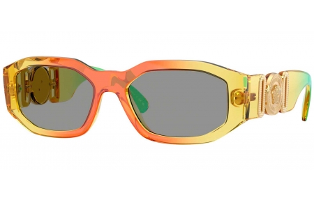 Gafas de Sol - Versace - VE4361 - 5530/1 YELLOW RED GREEN GRADIENT // GREY