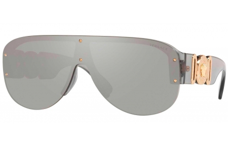 Gafas de Sol - Versace - VE4391 - 311/6G TRANSPARENT GREY // LIGHT GREY MIRROR SILVER