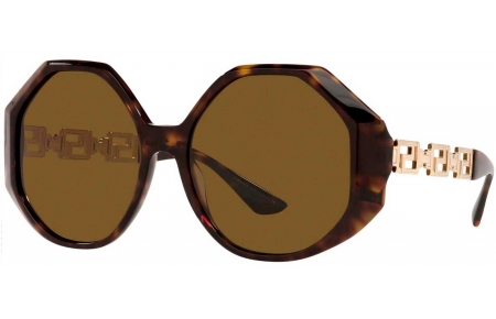 Gafas de Sol - Versace - VE4395 - 108/73 HAVANA // DARK BROWN