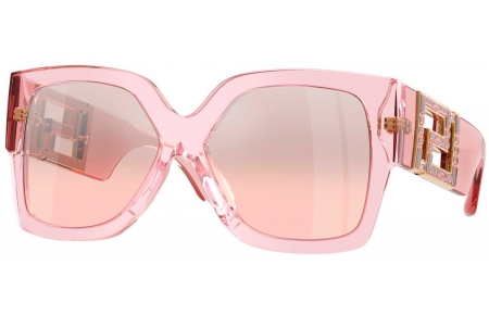 Gafas de Sol - Versace - VE4402 - 54727E  TRANSPARENT PINK // LIGHT PINK MIRROR SILVER GRADIENT