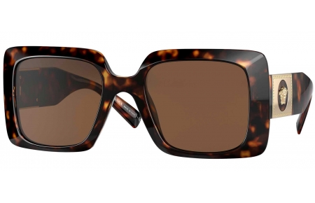 Gafas de Sol - Versace - VE4405 - 108/73 HAVANA // DARK BROWN