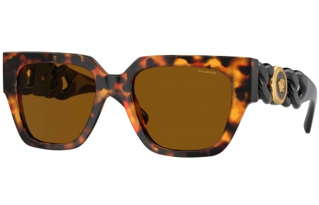 Gafas de Sol - Versace - VE4409 - 511983  HAVANA // DARK BROWN POLARIZED