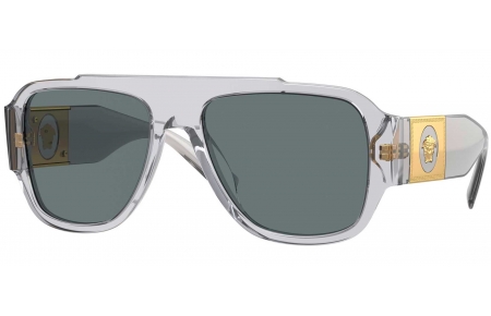 Gafas de Sol - Versace - VE4436U - 530580  TRANSPARENT GREY // BLUE