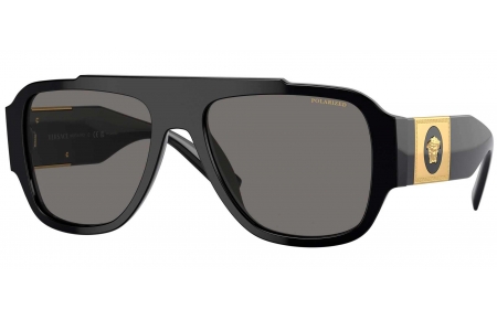 Gafas de Sol - Versace - VE4436U - GB1/81 BLACK // DARK GREY POLARIZED