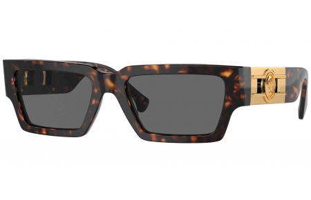 Gafas de Sol - Versace - VE4459 - 108/87 HAVANA // DARK GREY