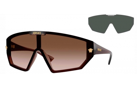 Gafas de Sol - Versace - VE4461 - 533213  TRANSPARENT BROWN // BROWN GRADIENT