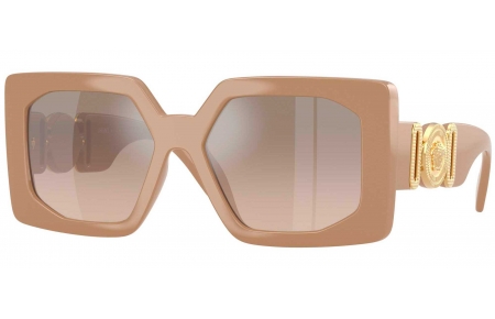 Gafas de Sol - Versace - VE4478U - 549961  BEIGE // BROWN GRADIENT SILVER MIRROR GREY