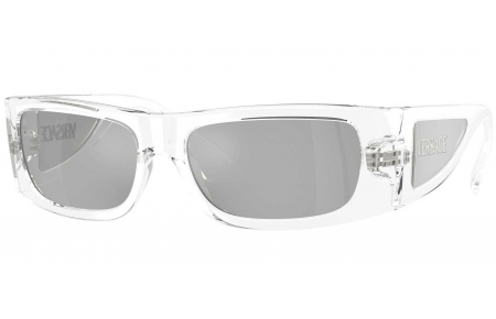 Gafas de Sol - Versace - VE4482 - 148/8V CRYSTAL // SILVER MIRROR TRANSPARENT