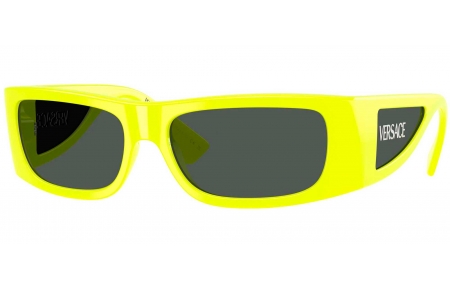 Gafas de Sol - Versace - VE4482 - 544987  YELLOW FLUORESCENT // DARK GREY