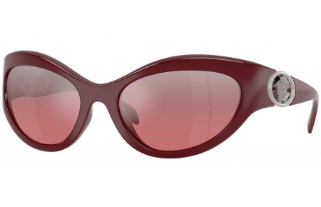Gafas de Sol - Versace - VE4485 - 54877E  BURGUNDY // PINK GRADIENT SILVER MIRROR