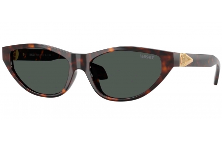 Gafas de Sol - Versace - VE4491U - 108/87 HAVANA // DARK GREY