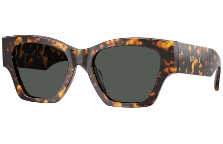 Gafas de Sol - Versace - VE4492U - 551487  HAVANA HONEY // DARK GREY