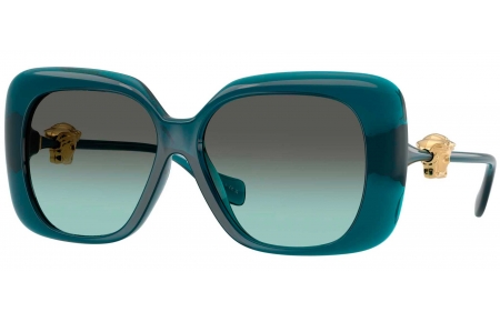 Gafas de Sol - Versace - VE4499U - 55402A  TRANSPARENT BLUE // GREEN GRADIENT