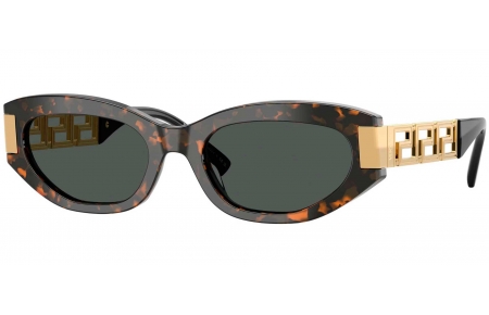 Gafas de Sol - Versace - VE4501 - 552887  HAVANA BROWN // DARK GREY